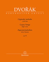 Gypsy Songs, Op. 55 Vocal Solo & Collections sheet music cover